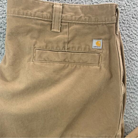 Carhartt Relaxed Fit Twill 5-Pocket Work Dark Khaki Pants Men's   -  Size:   42 - Picture 7 of 16
